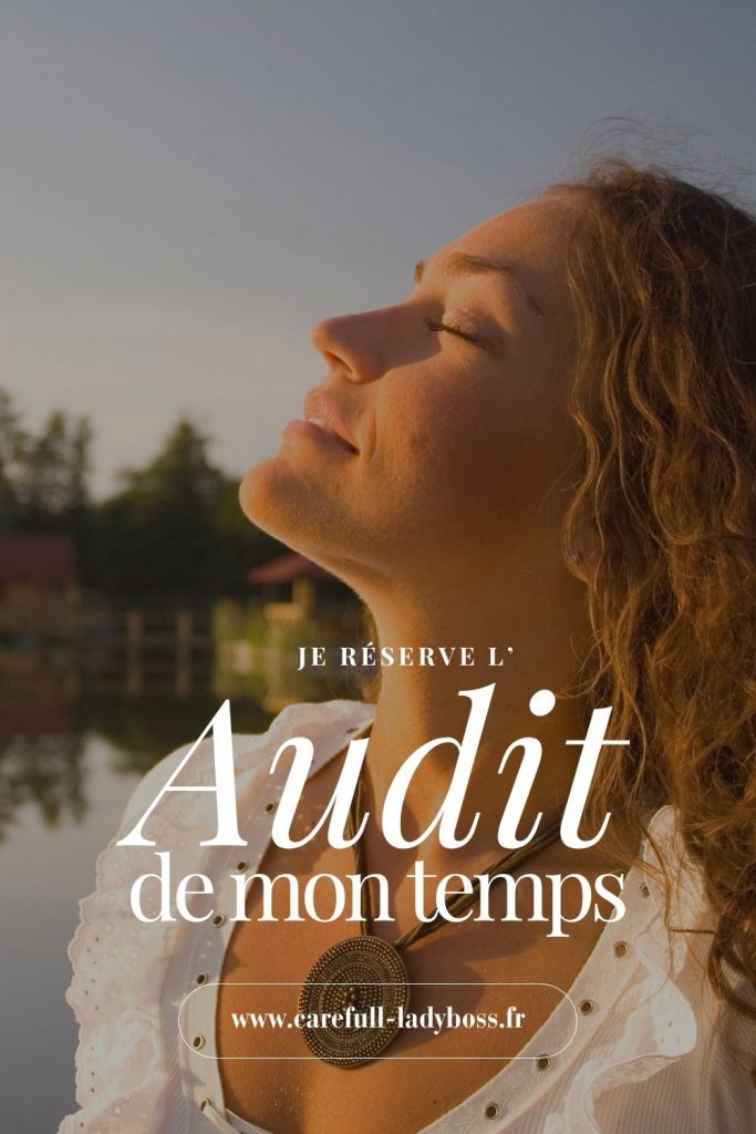 Je réserve l'audit de mon temps