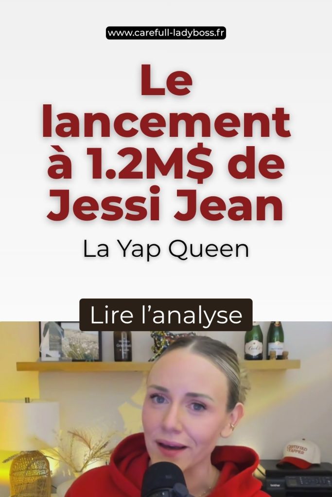 Analyse du lancement à 1.2 millions de dollars de Jessi Jean